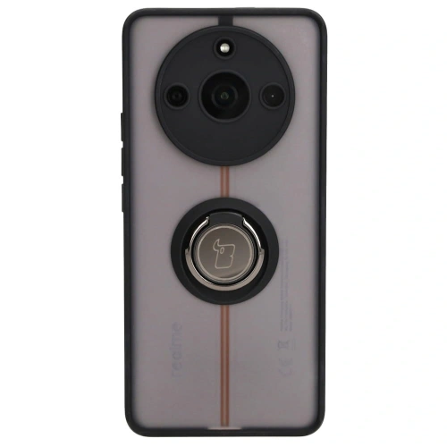 Kup Etui s úchytem na prst Bizon Case Hybrid Ring pro Realme 11 Pro / 11 Pro+ kouřové s černým rámem - BIZ2395 - {ean13} - Sklep Home Screen