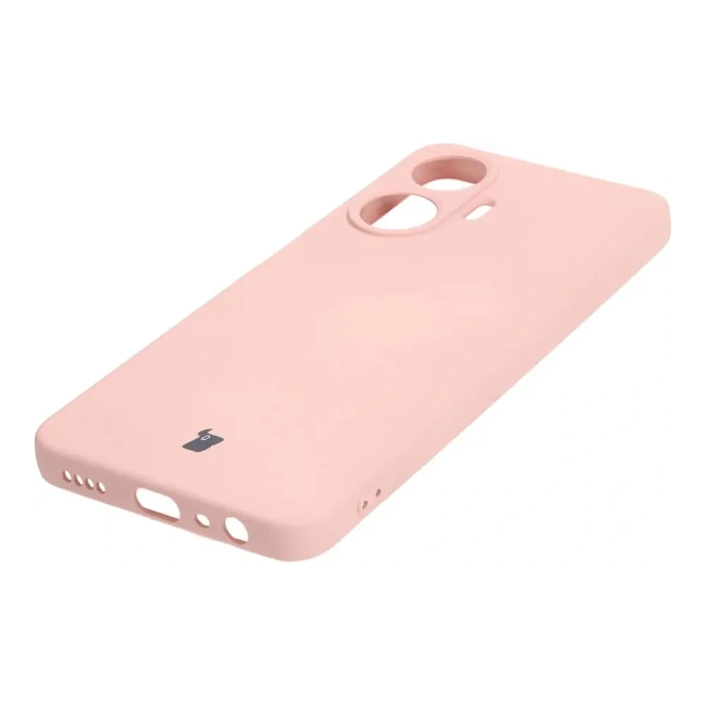 Etui Bizon Case Silicone do Realme C55 jasnoróżowe