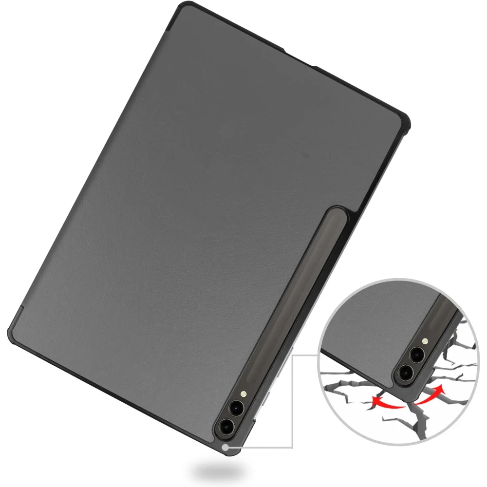 Etui Bizon Case Tab Croc do Samsung Galaxy Tab S10 Plus / S9 Plus szare