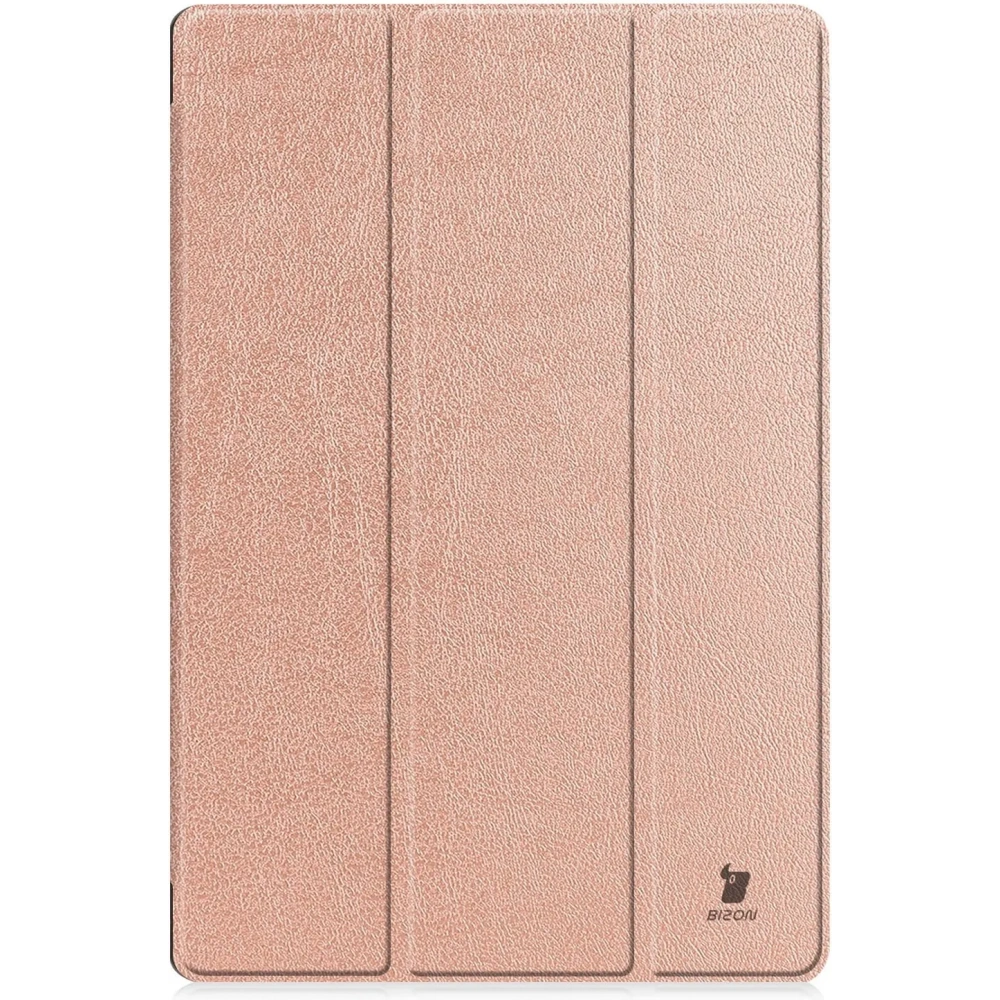 Etui Bizon Case Tab Croc do Samsung Galaxy Tab S10 Plus / S9 Plus różowozłote