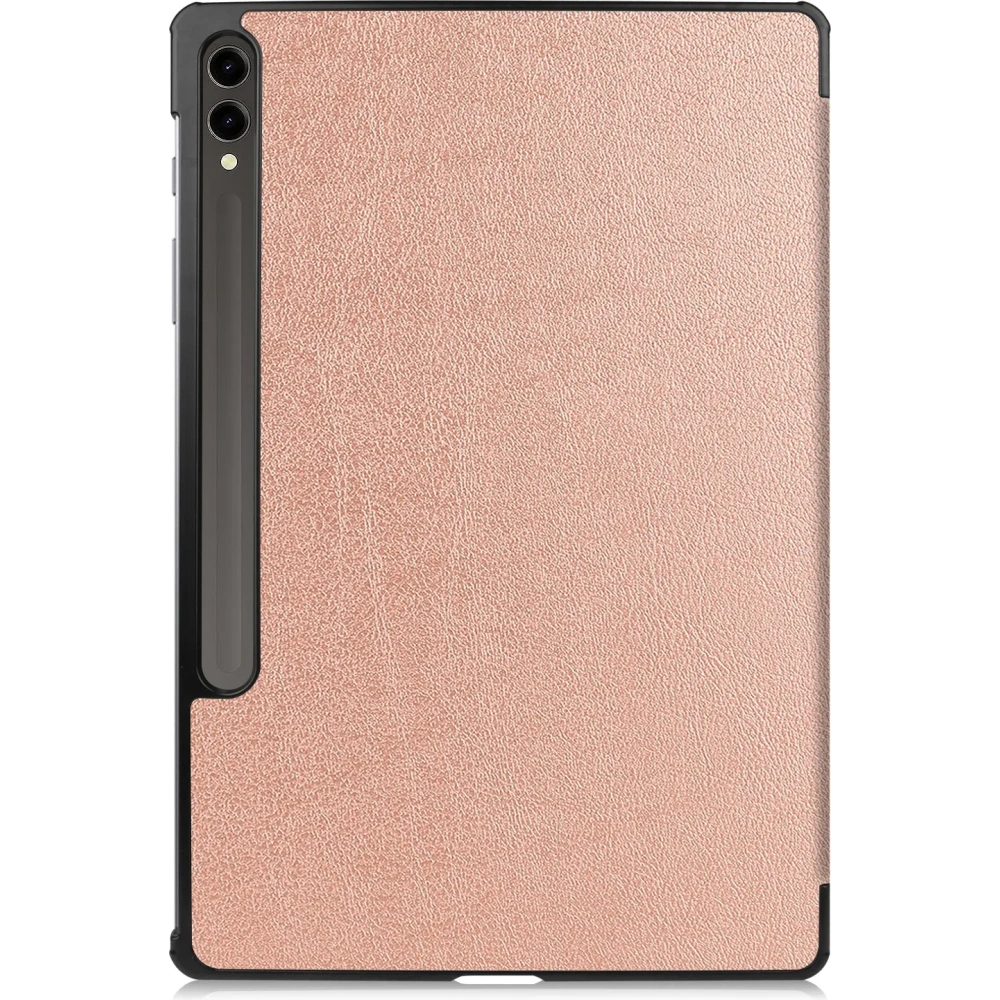 Etui Bizon Case Tab Croc do Samsung Galaxy Tab S10 Plus / S9 Plus różowozłote