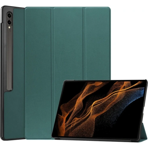 Kup Bizon Case Tab Croc Samsung Galaxy Tab S10 Ultra / S9 Ultra dunkelgrün - BIZ2408 - {ean13} - Sklep Home Screen