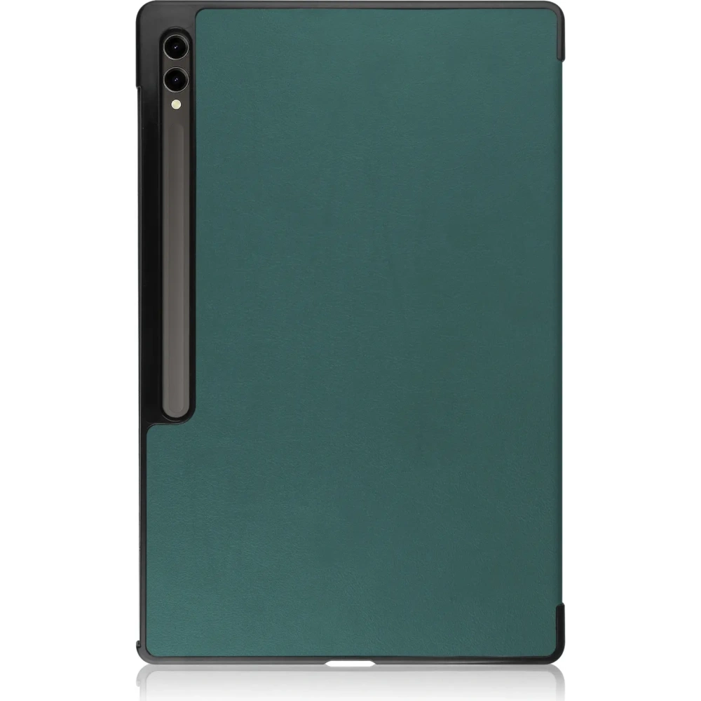 Etui Bizon Case Tab Croc do Samsung Galaxy Tab S10 Ultra / S9 Ultra ciemnozielone