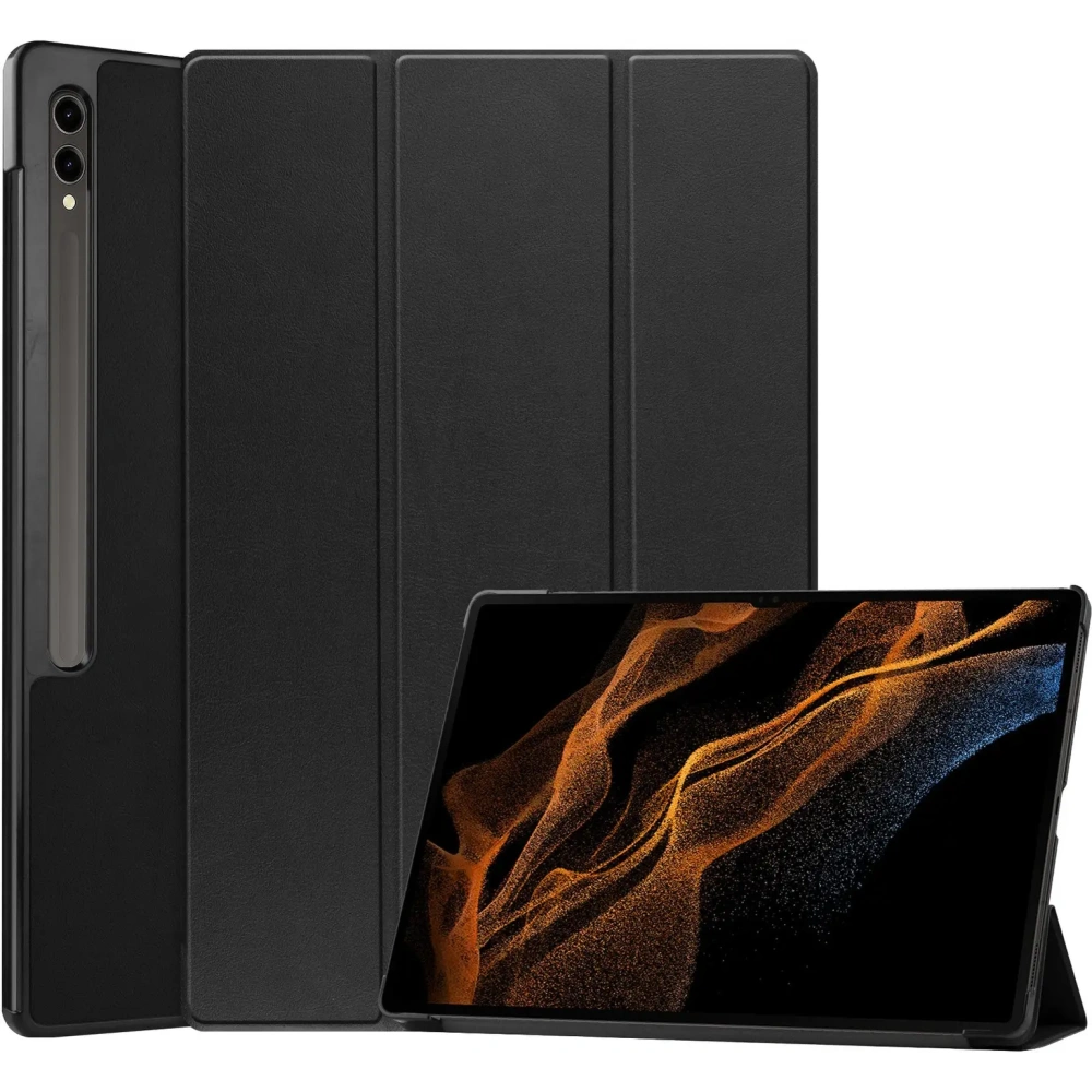 Etui Bizon Case Tab Croc do Samsung Galaxy Tab S10 Ultra / S9 Ultra czarne