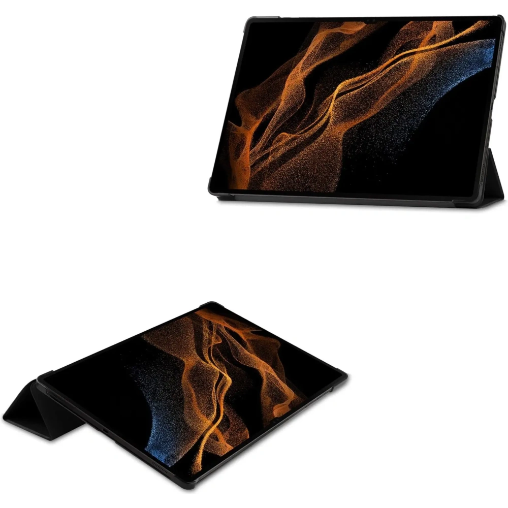 Etui Bizon Case Tab Croc do Samsung Galaxy Tab S10 Ultra / S9 Ultra czarne