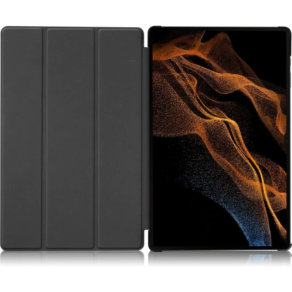 Etui Bizon Case Tab Croc do Samsung Galaxy Tab S10 Ultra / S9 Ultra czarne