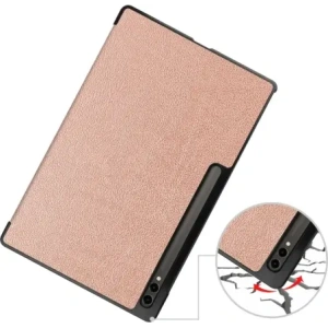 Kup Etui Bizon Case Tab Croc do Samsung Galaxy Tab S10 Ultra / S9 Ultra różowozłote - BIZ2410 - {ean13} - Sklep Home Screen
