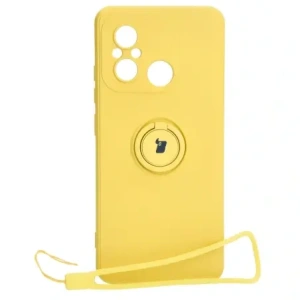 Kup Bizon Case szilikon gyűrű Sq Xiaomi Redmi 12C sárga - BIZ2411 - {ean13} - Sklep Home Screen