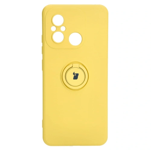 Buy Bizon Case Silicone Ring Sq Xiaomi Redmi 12C yellow - BIZ2411 - {ean13} - Home Screen Store Europe