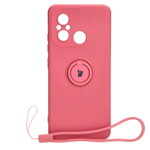 Kup Bizon Case Szilikon Gyűrű Sq Xiaomi Redmi 12C piszkos rózsaszín - BIZ2412 - {ean13} - Sklep Home Screen
