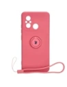 Bizon Case Szilikon Gyűrű Sq Xiaomi Redmi 12C piszkos rózsaszín