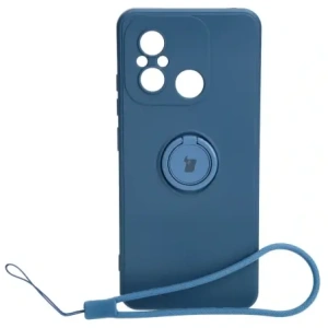 Buy Bizon Case Silicone Ring Sq Xiaomi Redmi 12C navy blue - BIZ2413 - {ean13} - Home Screen Store Europe