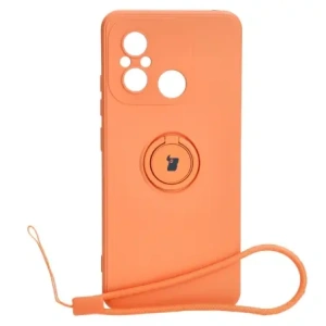 Kup Bizon Case Szilikon Gyűrű Sq Xiaomi Redmi 12C narancssárga - BIZ2414 - {ean13} - Sklep Home Screen