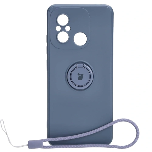Buy Bizon Case Silicone Ring Sq Xiaomi Redmi 12C grey - BIZ2416 - {ean13} - Home Screen Store Europe