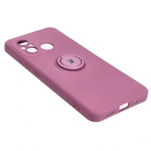 Kup Etui Bizon Case Silicone Ring Sq do Xiaomi Redmi 12C ciemnofioletowe - BIZ2417 - {ean13} - Sklep Home Screen