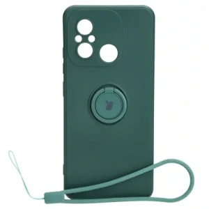 Kup Bizon Case Szilikon Gyűrű Sq Xiaomi Redmi 12C sötétzöld - BIZ2418 - {ean13} - Sklep Home Screen