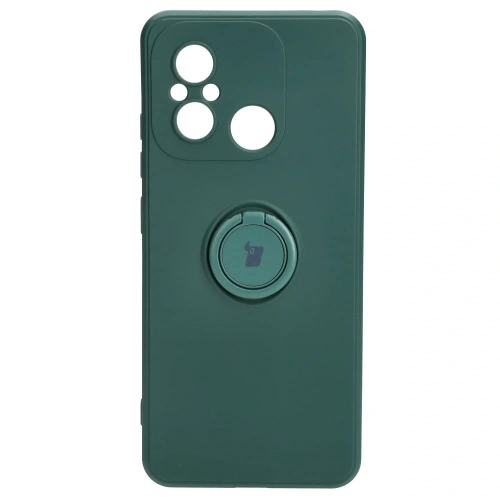 Buy Bizon Case Silicone Ring Sq Xiaomi Redmi 12C dark green - BIZ2418 - {ean13} - Home Screen Store Europe