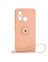 Kup Bizon Case Szilikon Gyűrű Sq Xiaomi Redmi 12C világos rózsaszín - BIZ2419 - {ean13} - Sklep Home Screen