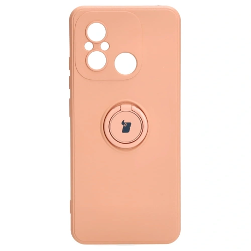 Kup Bizon Case Szilikon Gyűrű Sq Xiaomi Redmi 12C világos rózsaszín - BIZ2419 - {ean13} - Sklep Home Screen