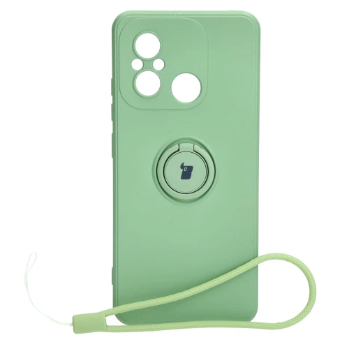 Kup Bizon Case Szilikon Gyűrű Sq Xiaomi Redmi 12C világos zöld - BIZ2420 - {ean13} - Sklep Home Screen