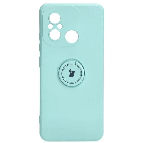 Buy Bizon Case Silicone Ring Sq Xiaomi Redmi 12C turquoise - BIZ2421 - {ean13} - Home Screen Store Europe