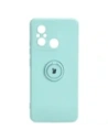 Buy Bizon Case Silicone Ring Sq Xiaomi Redmi 12C turquoise - BIZ2421 - {ean13} - Home Screen Store Europe