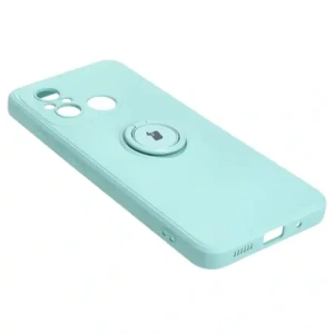 Kup Etui Bizon Case Silicone Ring Sq do Xiaomi Redmi 12C turkusowe - BIZ2421 - {ean13} - Sklep Home Screen