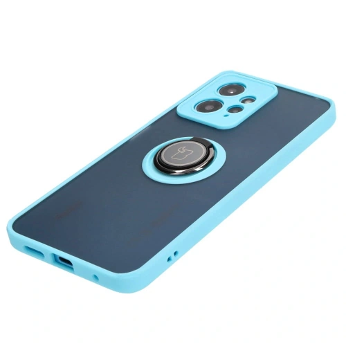 Kup Bizon Case Hybrid Ring Xiaomi Redmi Note 12 4G fumuriu cu un cadru de culoare albastră deschisă - BIZ2422 - {ean13} - Sklep Home Screen