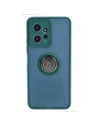 Kup Bizon Case Hybrid Ring Xiaomi Redmi Note 12 4G fumuriu cu un cadru verde închis - BIZ2423 - {ean13} - Sklep Home Screen