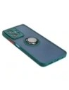 Kup Bizon Case Hybrid Ring Xiaomi Redmi Note 12 4G fumuriu cu un cadru verde închis - BIZ2423 - {ean13} - Sklep Home Screen
