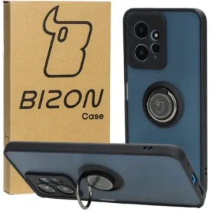 Kup Bizon Case Hybrid Ring Xiaomi Redmi Note 12 4G fumurie cu un cadru negru - BIZ2425 - {ean13} - Sklep Home Screen