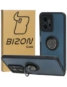 Bizon Case Hybrid Ring Xiaomi Redmi Note 12 4G fumurie cu un cadru negru