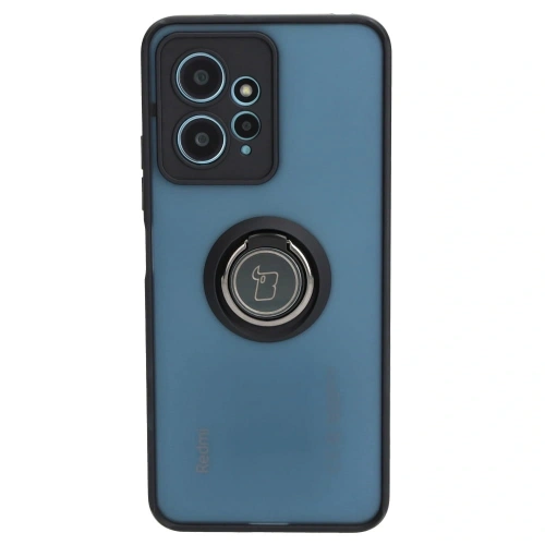 Kup Bizon Case Hybrid Ring Xiaomi Redmi Note 12 4G fumurie cu un cadru negru - BIZ2425 - {ean13} - Sklep Home Screen
