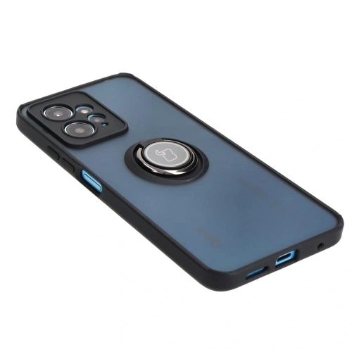 Kup Etui s úchytem na prst Bizon Case Hybrid Ring do Xiaomi Redmi Note 12 4G kouřové s černým rámem - BIZ2425 - {ean13} - Sklep Home Screen