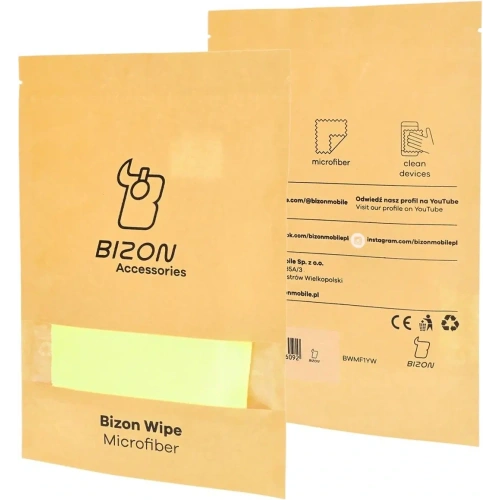 Kup Ściereczka z mikrofibry Bizon Wipe Solo 35 x 35 cm 1 sztuka żółta - BIZ2426 - {ean13} - Sklep Home Screen