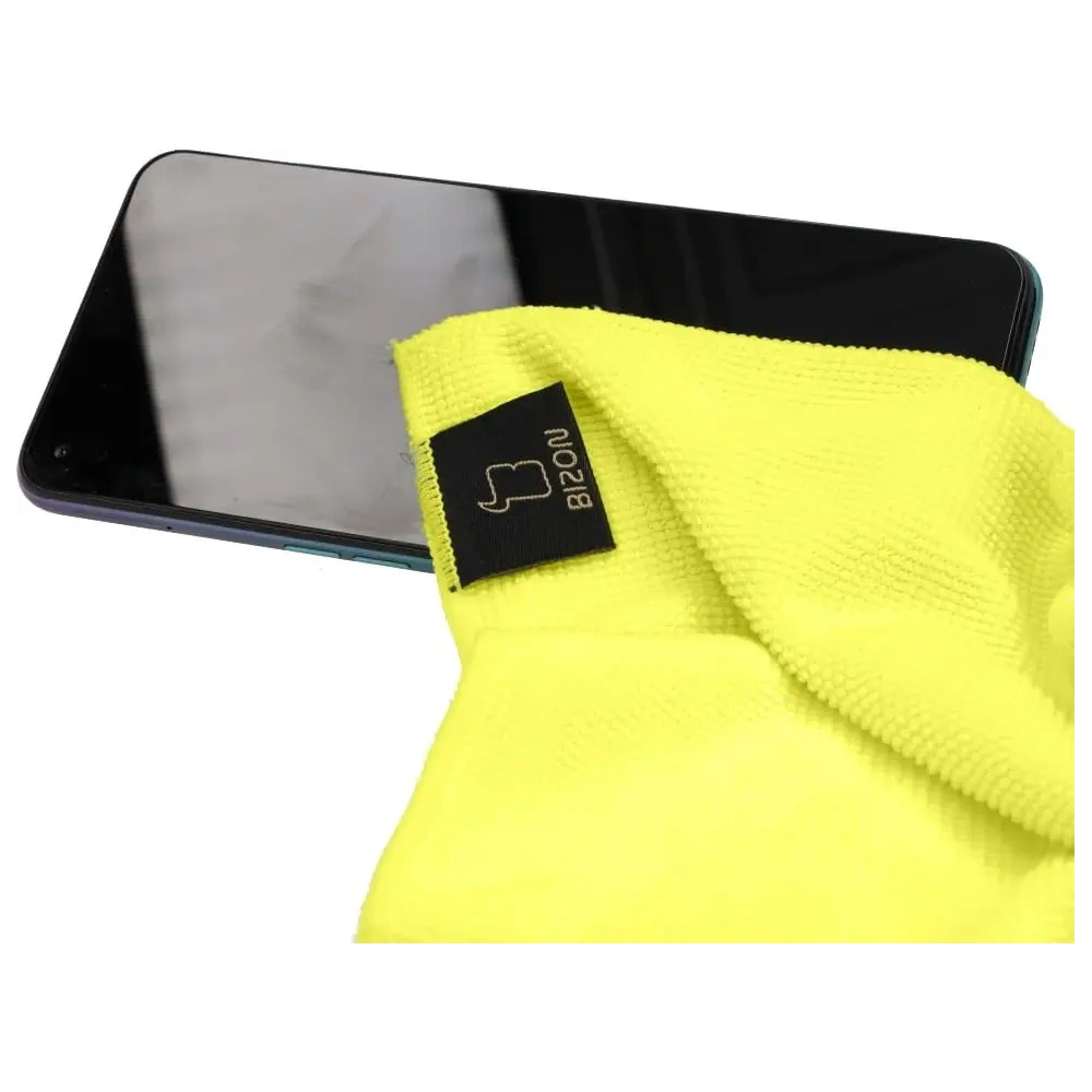 Zestaw ściereczek z mikrofibry Bizon Wipe Trio 35 x 35 cm 3 sztuki żółte