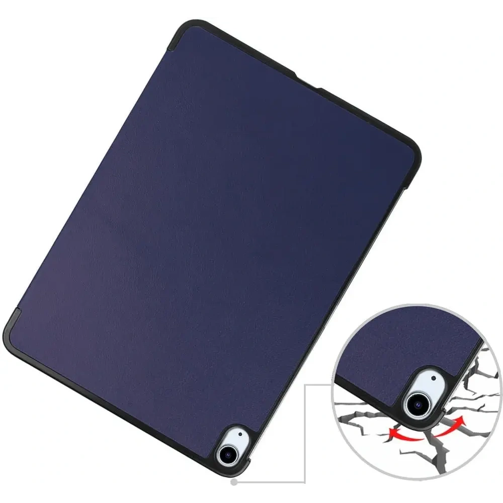 Etui Bizon Case Tab Croc do Apple iPad Air 6 / Air 5 / Air 4 granatowe