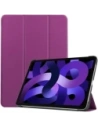 Etui Bizon Case Tab Croc do Apple iPad Air 6 / Air 5 / Air 4 ciemnofioletowe