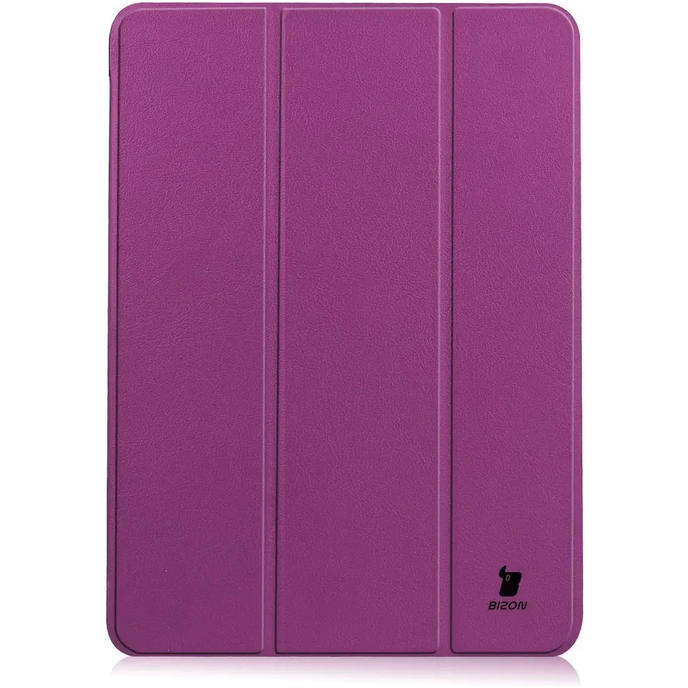 Etui Bizon Case Tab Croc do Apple iPad Air 6 / Air 5 / Air 4 ciemnofioletowe