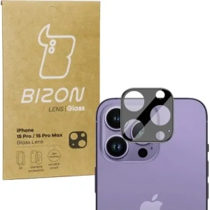 Kup Szkło na aparat Bizon Glass Lens do Apple iPhone 15 Pro / Apple iPhone 15 Pro Max [2 PACK] - BIZ2432 - {ean13} - Sklep Home Screen