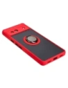 Buy Bizon Case Hybrid Ring Google Pixel 7A smoky with a red frame - BIZ2433 - {ean13} - Home Screen Store Europe