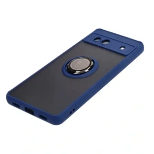 Kup Bizon Case Hybrid Ring Google Pixel 7A fumuriu cu un cadru albastru închis - BIZ2434 - {ean13} - Sklep Home Screen