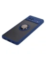 Buy Bizon Case Hybrid Ring Google Pixel 7A smoky with a navy blue frame - BIZ2434 - {ean13} - Home Screen Store Europe