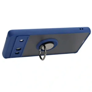 Kup Bizon Case Hybrid Ring Google Pixel 7A fumuriu cu un cadru albastru închis - BIZ2434 - {ean13} - Sklep Home Screen