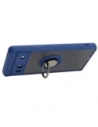 Buy Bizon Case Hybrid Ring Google Pixel 7A smoky with a navy blue frame - BIZ2434 - {ean13} - Home Screen Store Europe