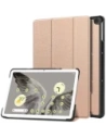 Bizon Case Tab Croc Google Pixel Tablet Roségold