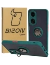 Buy Bizon Case Hybrid Ring Oppo A98 5G smoky with a dark green frame - BIZ2443 - {ean13} - Home Screen Store Europe