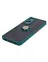 Kup Pouzdro s úchopem na prst Bizon Case Hybrid Ring pro Oppo A98 5G kouřové s tmavě zeleným rámem - BIZ2443 - {ean13} - Sklep Home Screen