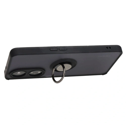 Buy Bizon Case Hybrid Ring Oppo A98 5G smoky with a black frame - BIZ2444 - {ean13} - Home Screen Store Europe