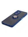 Kup Bizon Case Hybrid Ring Oppo A98 5G fumuriu cu un cadru bleu marin. - BIZ2445 - {ean13} - Sklep Home Screen